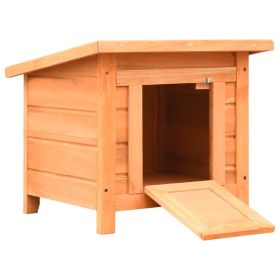 Cat House Solid Pine & Fir Wood 19.7"x18.1"x17.1" Cat House Solid Pine & Fir Wood 19.7"x18.1"x17.1"